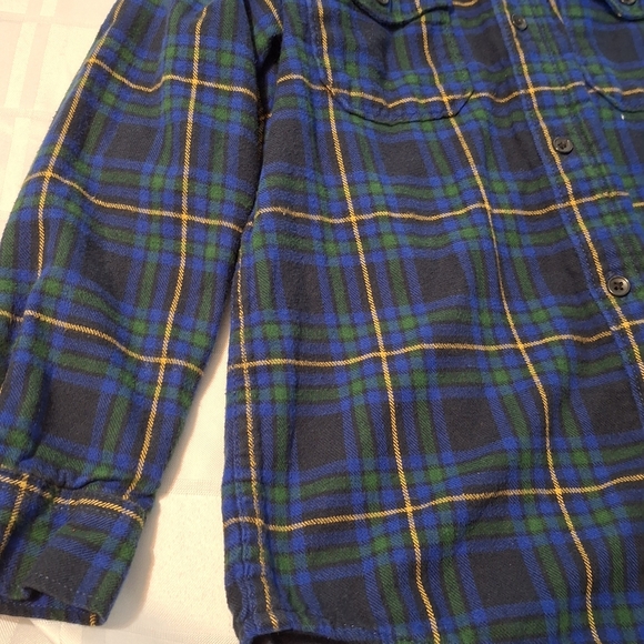 Next Blue and Green Plaid Kids Shirt - Picture 3 of 8